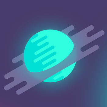 A planet with twilight rings